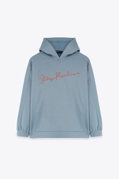 SWEAT À CAPUCHE IMPRIMÉE