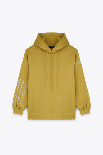 SWEAT À CAPUCHE IMPRIMÉ
