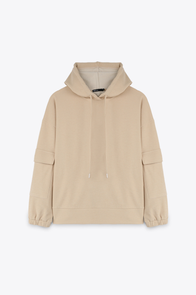SWEAT À CAPUCHE ET POCHES