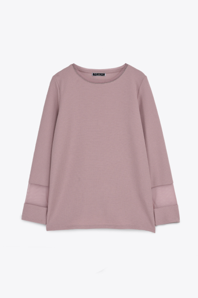 TOP BASIQUE AVEC TULLE