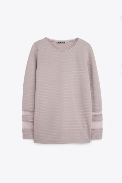 TOP BASIC AVEC TULLE