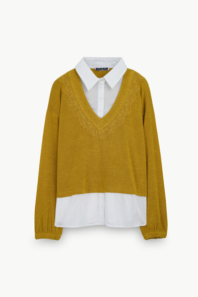 TOP AVEC CHEMISE