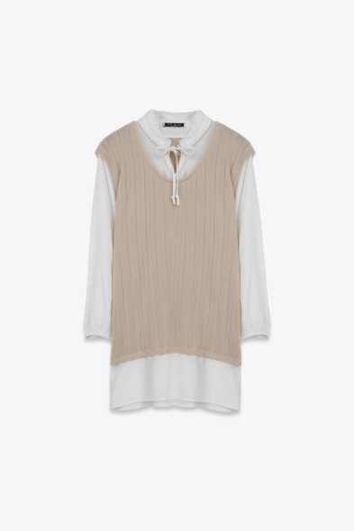 TOP AVEC CHEMISE