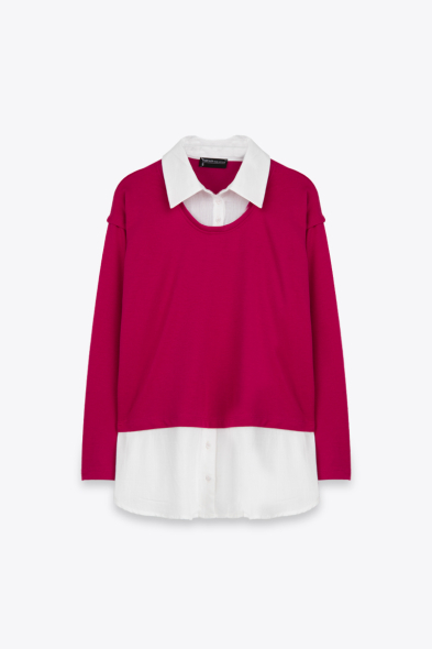 TOP AVEC CHEMISE
