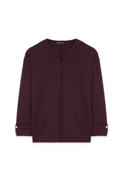 TOP À COUTURES APPARENTES
