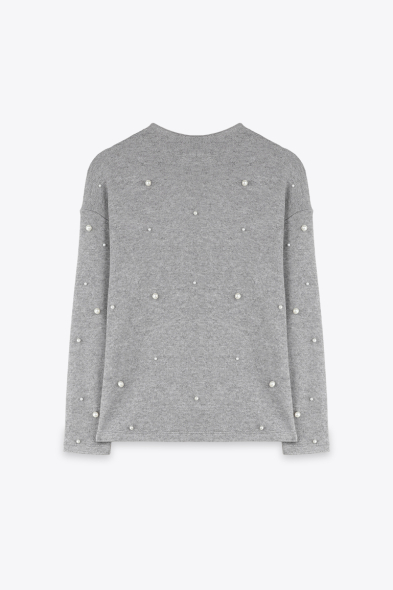 TOP AVEC PERLES