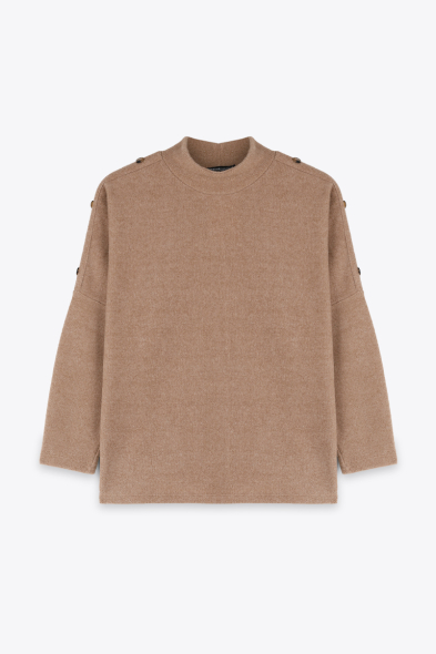 TOP OVERSIZE EN MAILLE 