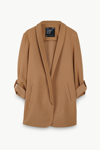 BLAZER À MANCHES RETROUSSÉES