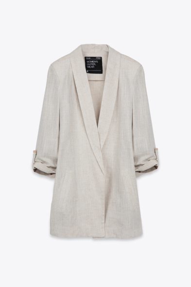 VESTE MANCHES RETROUSSÉES