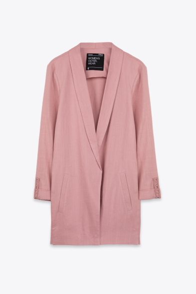 BLAZER À MANCHES PLIÉES