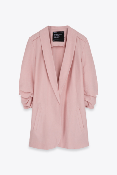 BLAZER À MANCHES RETROUSSÉES