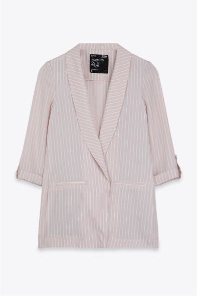 BLAZER À RAYURES