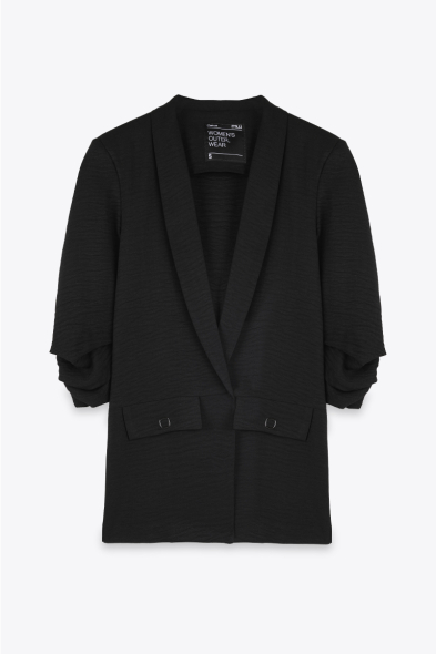 BLAZER À MANCHES RETROUSSÉE