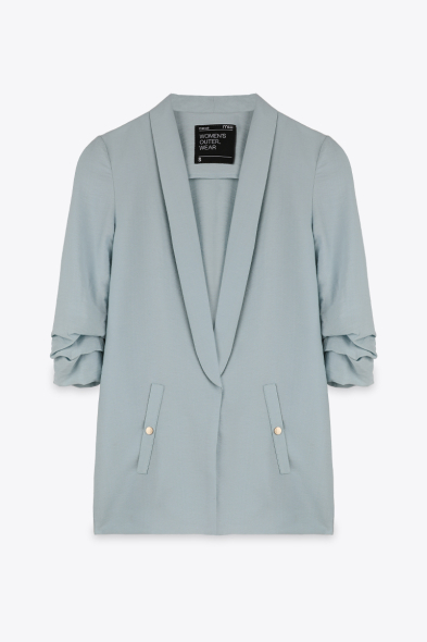 BLAZER À MANCHES RETROUSSÉES