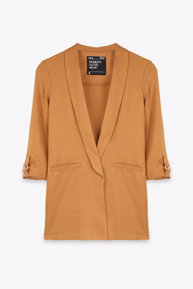 BLAZER À MANCHES RETROUSSÉES