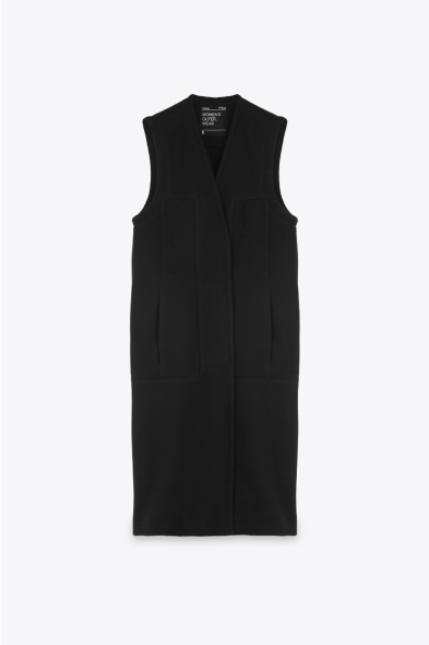MANTEAU DOUX SANS MANCHES