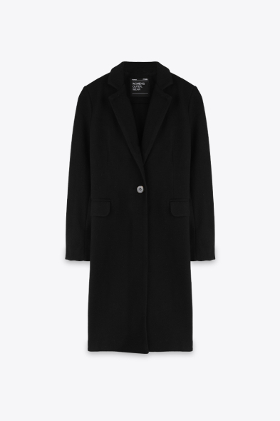 MANTEAU DROIT À REVERS
