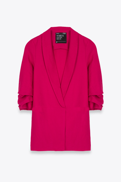 BLAZER À MANCHES RETROUSSÉES