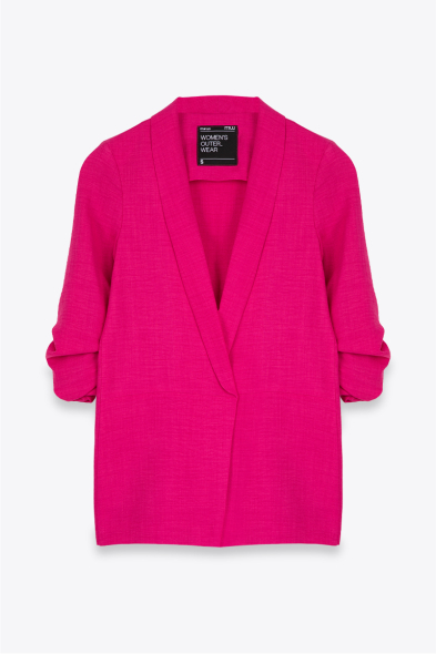 BLAZER À MANCHES RETROUSSÉES
