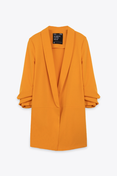 BLAZER À MANCHES RETROUSSÉES