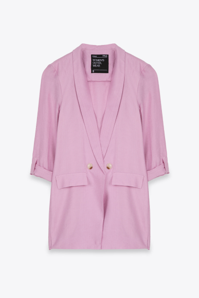 BLAZER À MANCHES RETROUSSÉES