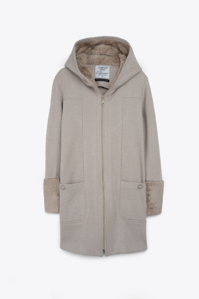 Manteau à zip