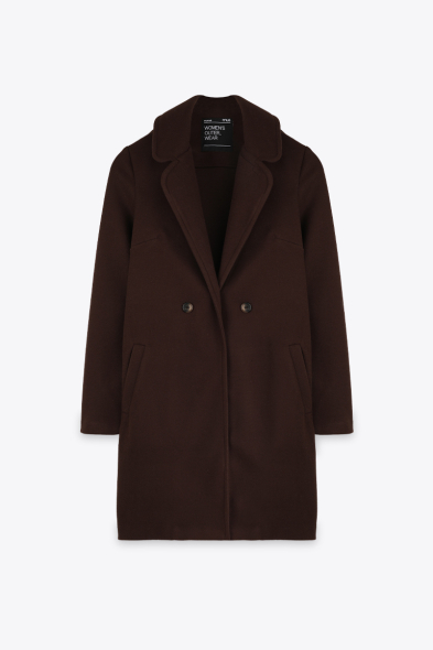 MANTEAU DOUX CROISÉ