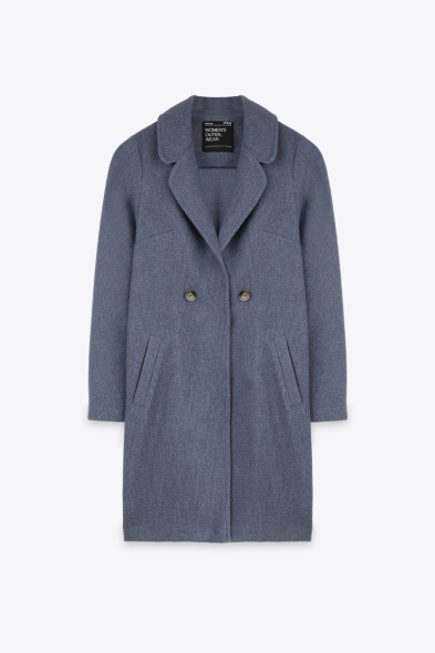MANTEAU DOUX CROISÉ
